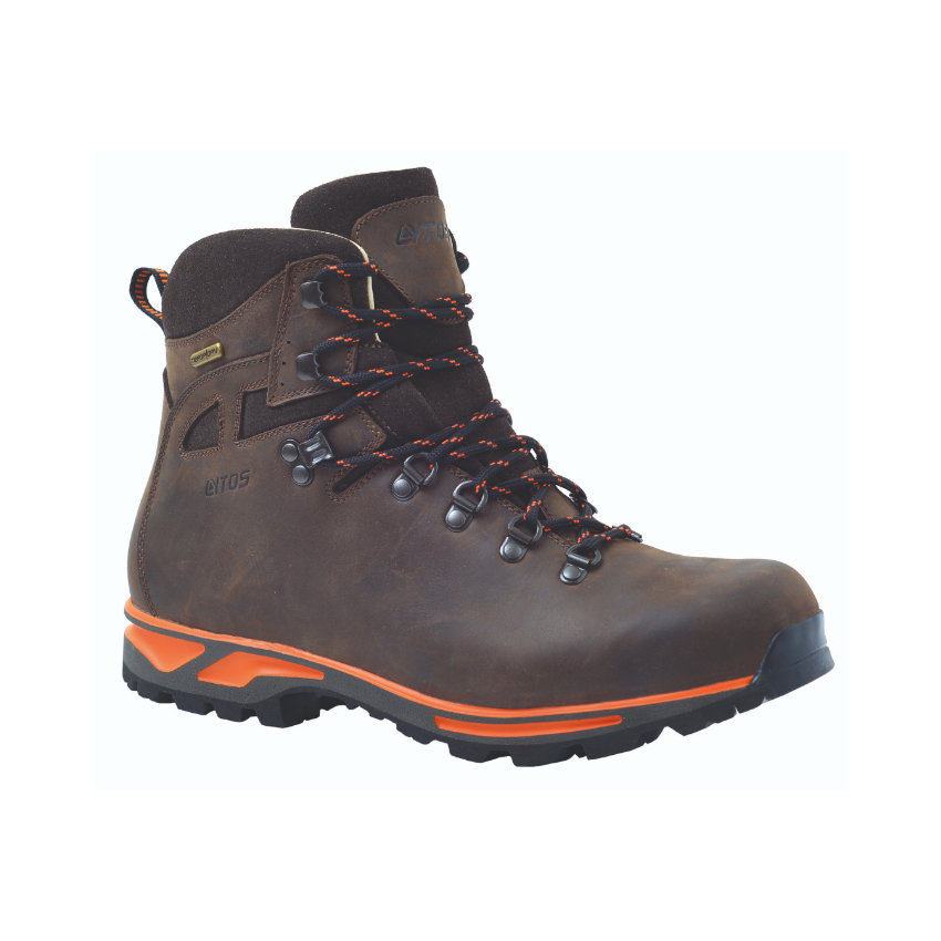 Αδιάβροχα Μποτάκια Mulaz Mont 50, Mid 6'' (Dark Brown/Orange) της Lytos TOY36636 trazeras|TOY36636