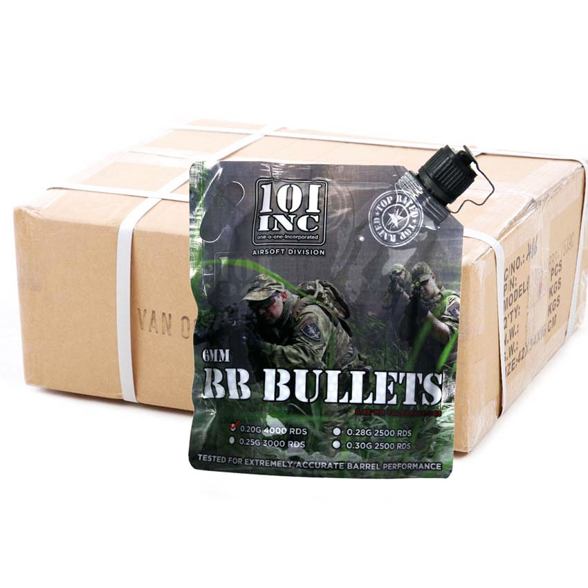 Σφαιρικές Βολίδες 6mm. Airsoft Extreme BBs (4000 τμχ.) της 101 INC, VAN44861 trazeras|VAN44861