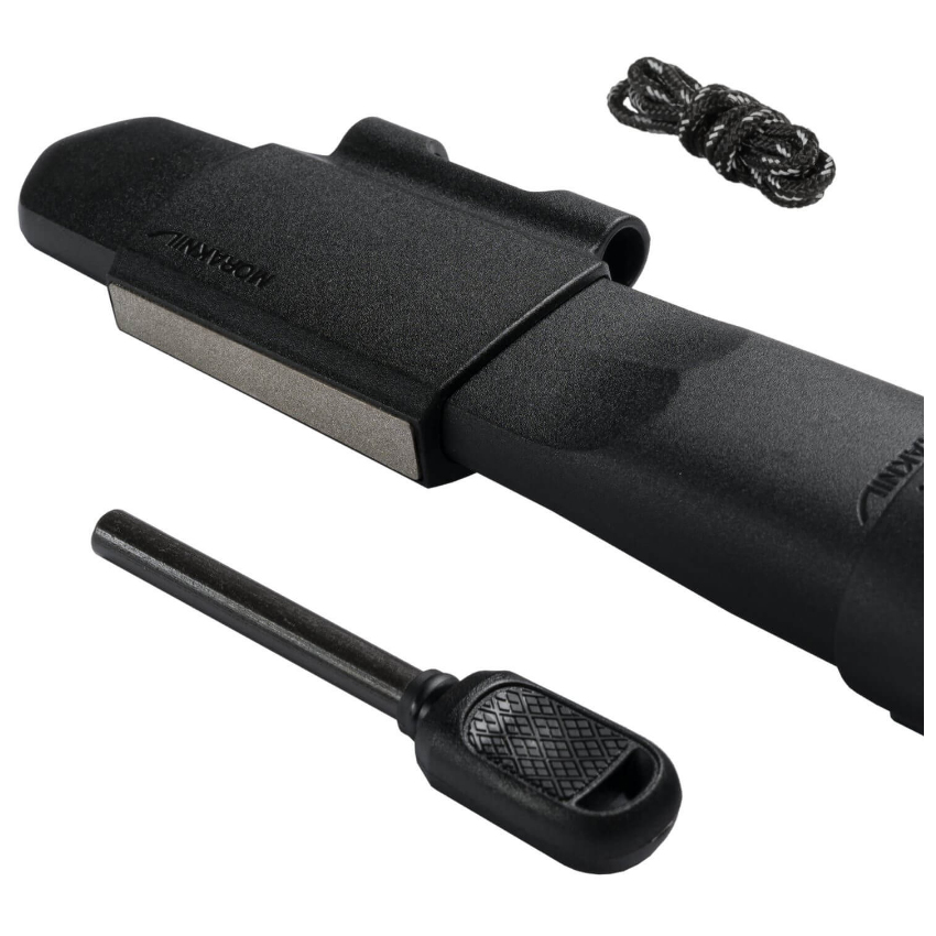 Μαχαίρι Garberg Black (S) με Survivor Kit της Morakniv VEL54683 trazeras|VEL54683