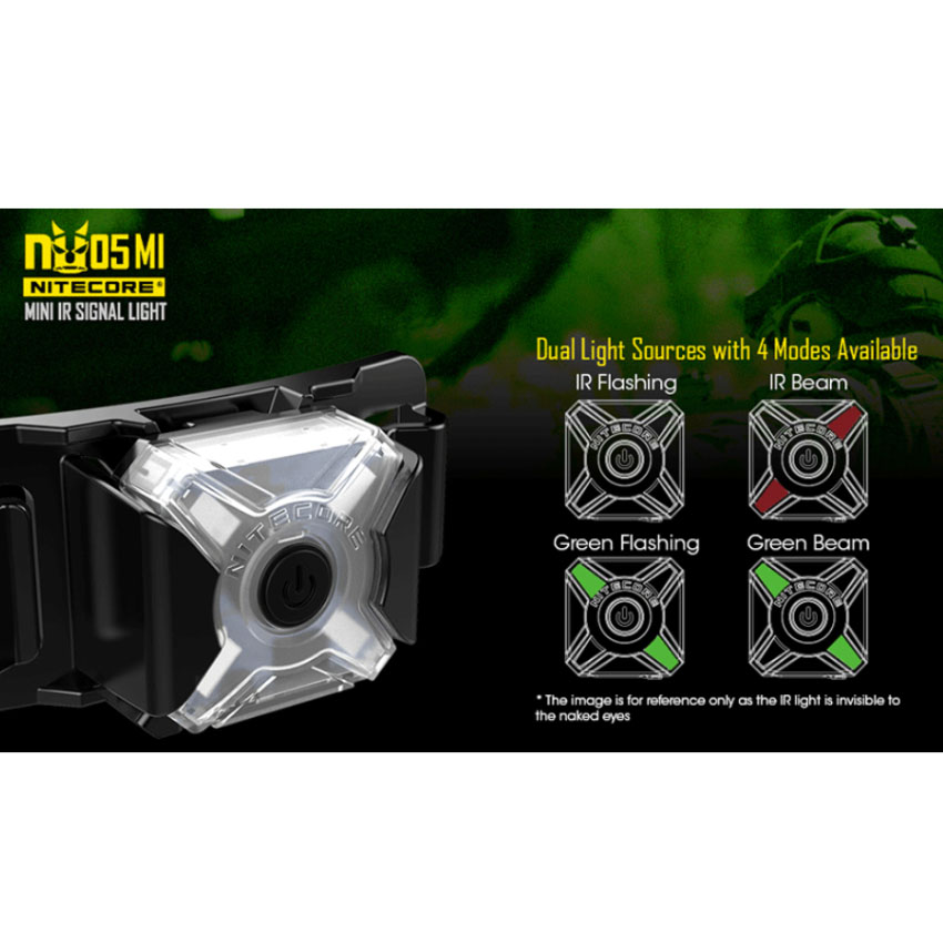 Eπαναφορτιζόμενος Φακός Κεφαλής Led Headlamp NU05Mi της Nitecore VAS45554 trazeras|VAS45554