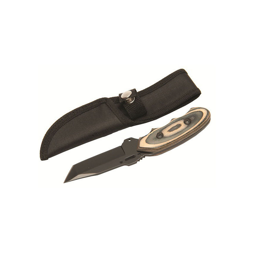 Μαχαίρι Κυνηγίου με Ξύλινη Λαβή 17cm της Armymania ARM05544 trazeras|ARM05544