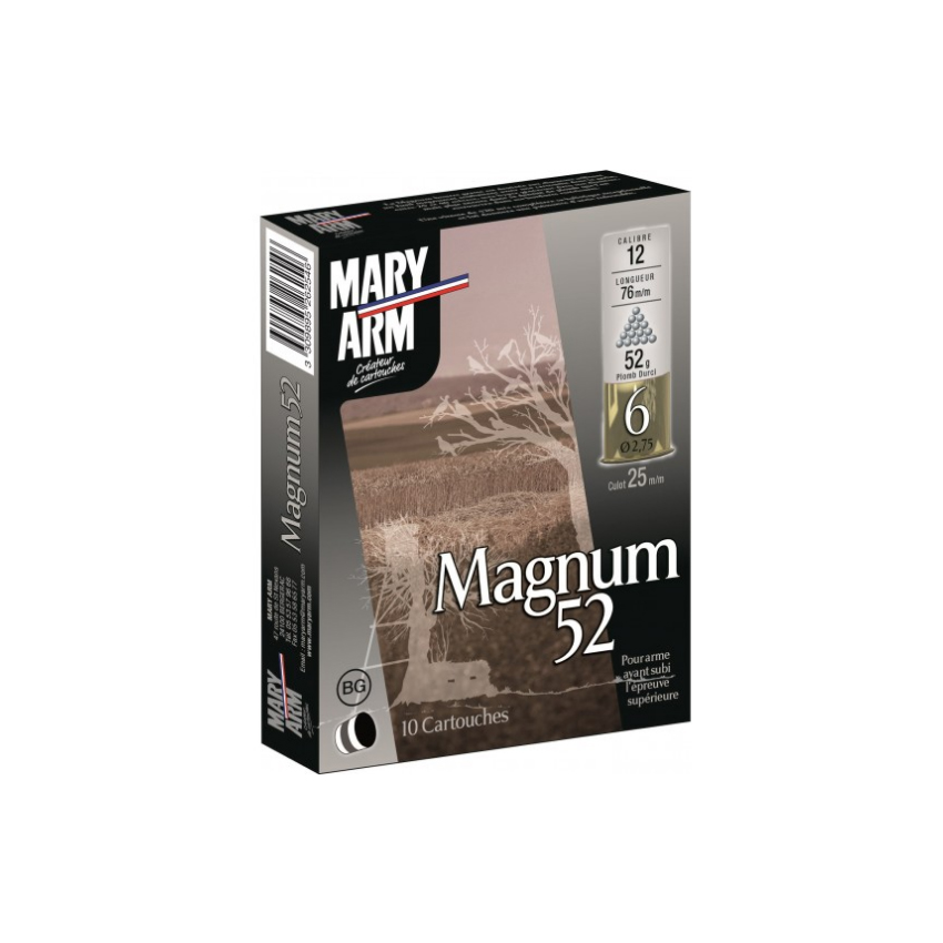 Φυσίγγια Magnum 52gr με Μάλλινη Τάπα της Mary Arm GOR57058 trazeras|GOR57058