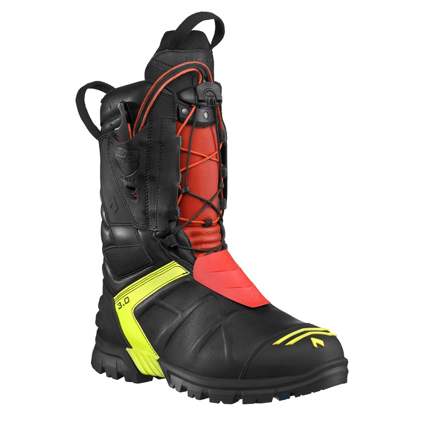 Μπότες Πυρόσβεσης Fire Hero 3.0, High 9'' (Black/Red)της Haix HAI54367 trazeras|HAI54367