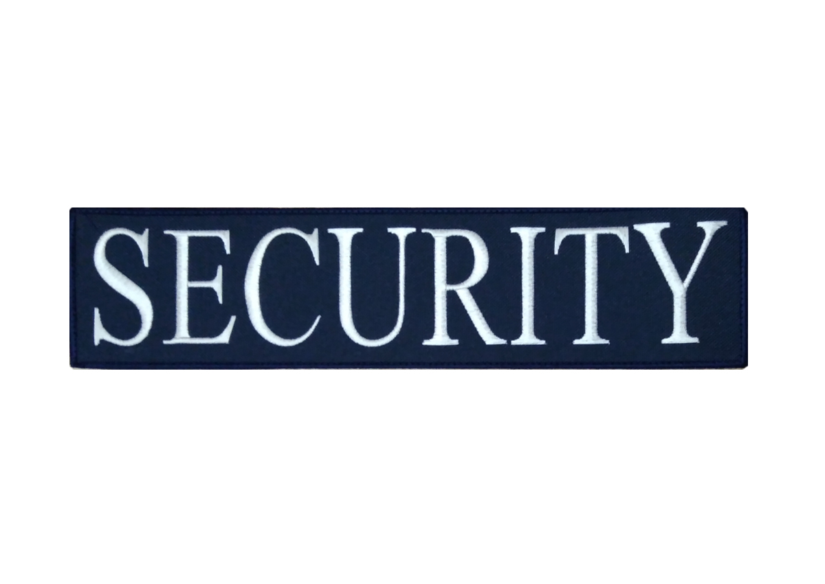 Σήμα Πλάτης Security με Velcro (Μπλε) CHR53946 trazeras|CHR53946