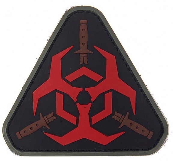 Σήμα PVC, Resident Evil, 3D με Velcro της 101INC VAN43913 trazeras|VAN43913