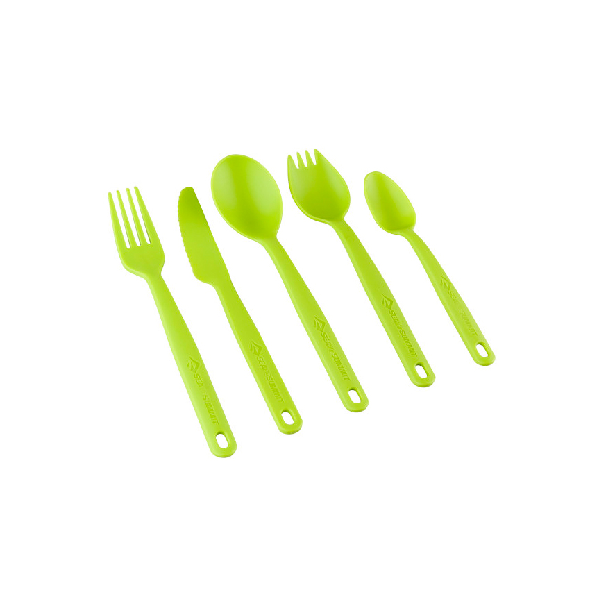 Σετ Φαγητού Camp Cutlery 5 pc Set (Πράσινο) της Sea to Summit TOY55419 trazeras|TOY55419