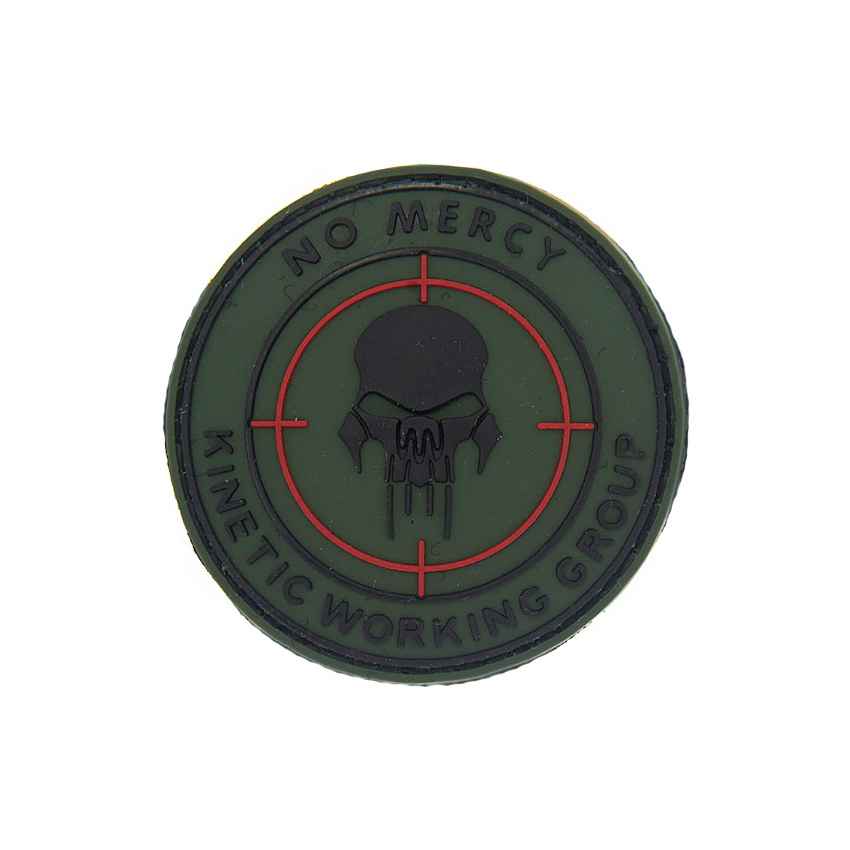 Σήμα PVC, No Mercy, 3D με Velcro (Πράσινο) της 101INC VAN43859 trazeras|VAN43859