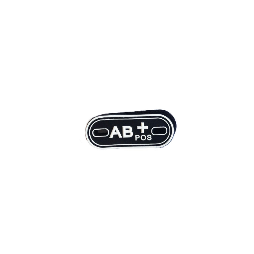 Σήμα Ομάδας Αίματος AB+ (Λευκό - Μαύρο) SIM47743 trazeras|SIM47743