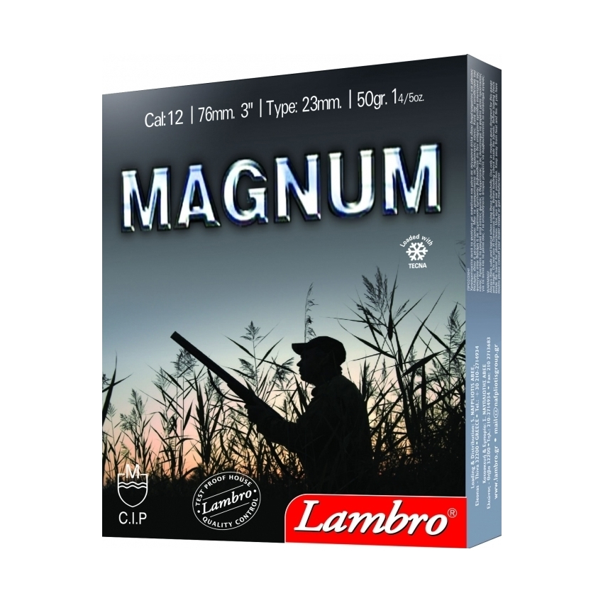 Φυσίγγια 50g Magnum 12/76, της Lambro LAM13724 trazeras|LAM13724