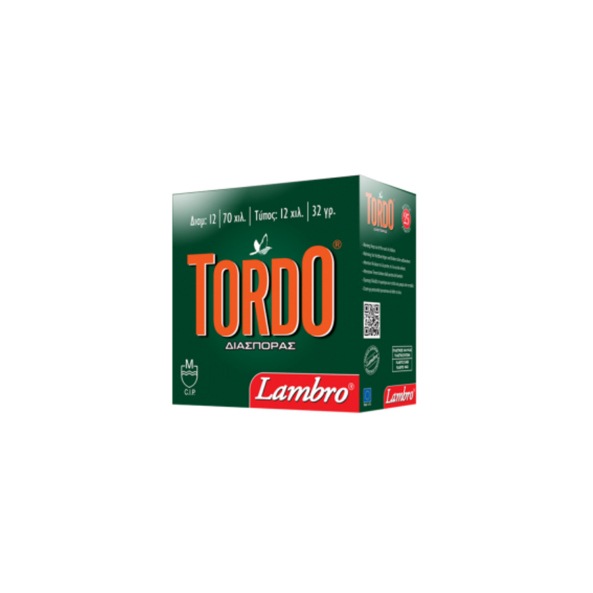 Φυσίγγια 32g Tordo 12/70, Διασποράς της Lambro LAM13726 trazeras|LAM13726