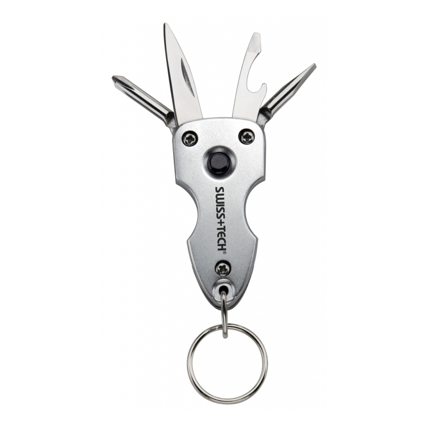 Πολυεργαλείο Key Ring Multi Tool 7-in-1 της Swiss+Tech UNI54131 trazeras|UNI54131