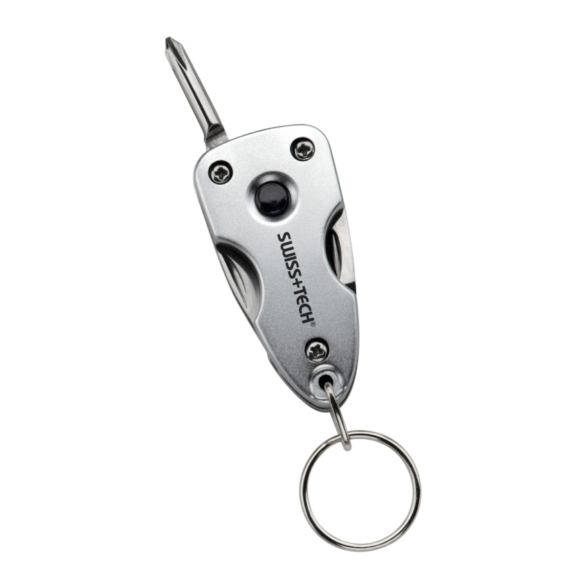 Πολυεργαλείο Key Ring Multi Tool 7-in-1 της Swiss+Tech UNI54131 trazeras|UNI54131