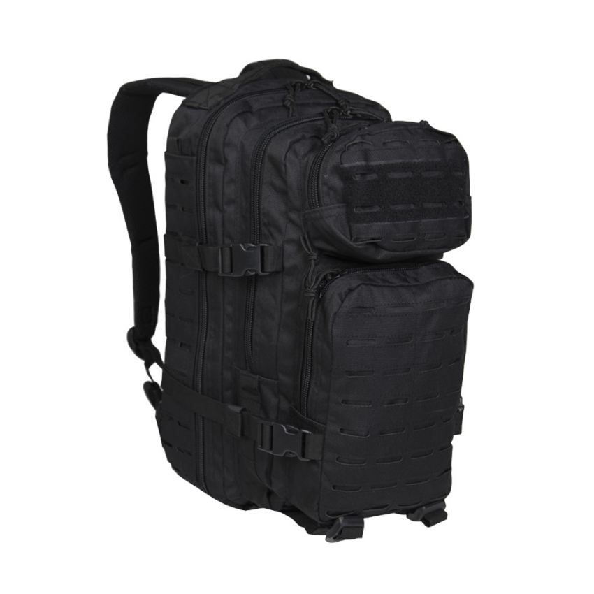 Σακίδιο Assault Laser Cut 20 lt (Μαύρο) της Mil-Tec STU15832 trazeras|STU15832