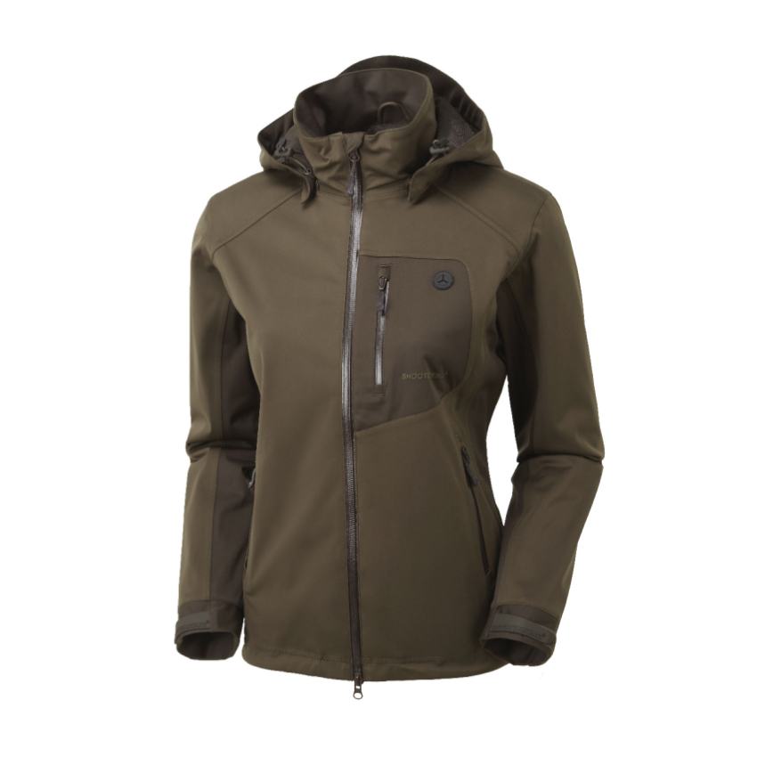 Γυναικείο Αδιάβροχο Τζάκετ Huntflex Jacket Women (Brown/Olive) της Shooterking AKA56009 trazeras|AKA56009