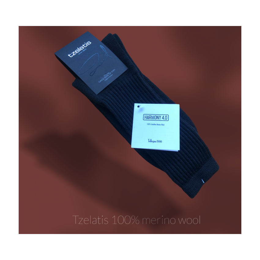 Ολόμαλλες Κάλτσες Merino Mod.2000, Μάλλινες (5 Χρώματα) της Tzelatis TZE55780 trazeras|TZE55780