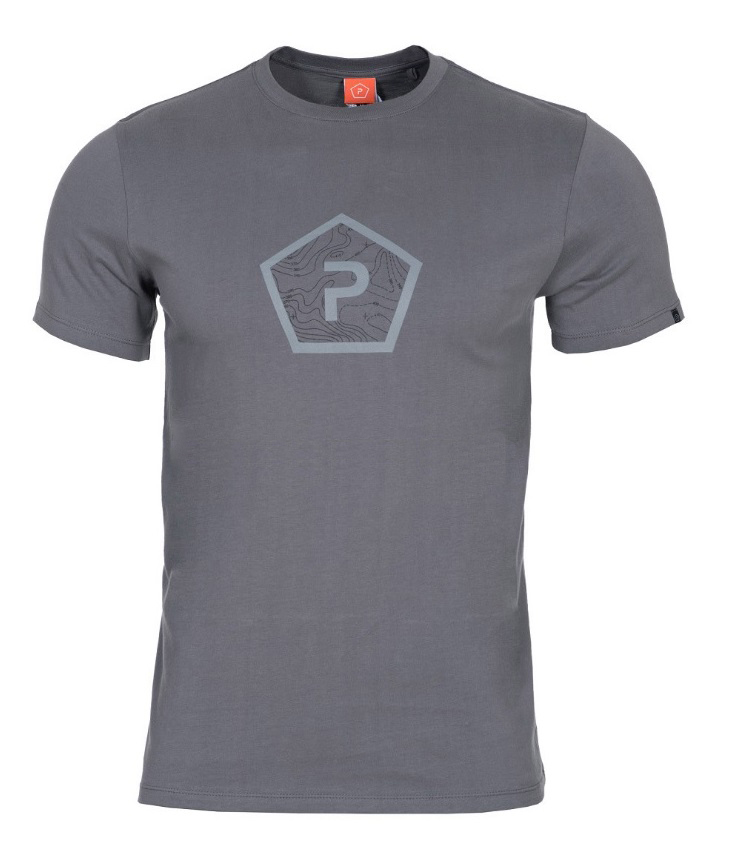 T-Shirt Shape 100% Ring Spun Βαμβάκι (Wolf Grey) της Pentagon PEN23613 trazeras|PEN23613