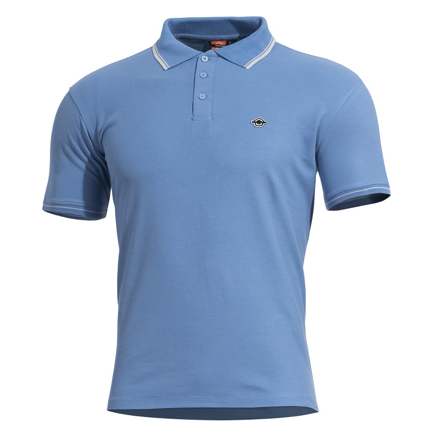 Μπλουζάκι Aniketos Polo Stripes (Dawn Blue) της Pentagon PEN59275 trazeras|PEN59275