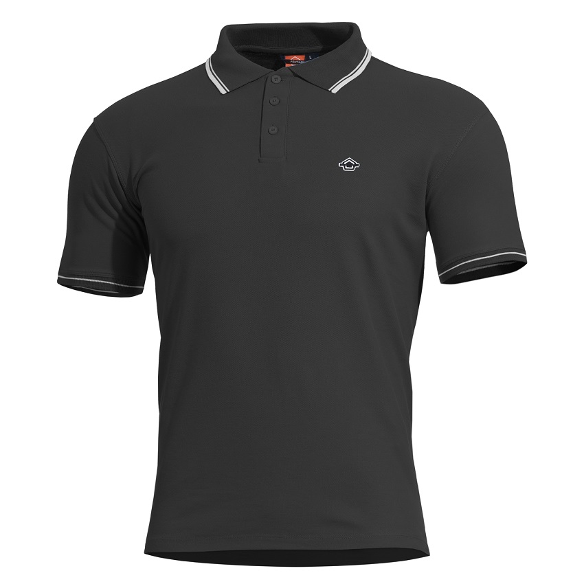 Μπλουζάκι Aniketos Polo Stripes (Black) της Pentagon PEN59273 trazeras|PEN59273