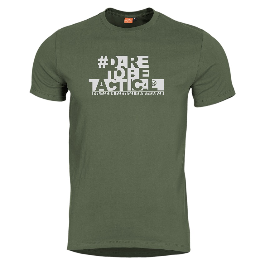 T-Shirt Ageron Hasthtag (Olive) της Pentagon PEN59146 trazeras|PEN59146