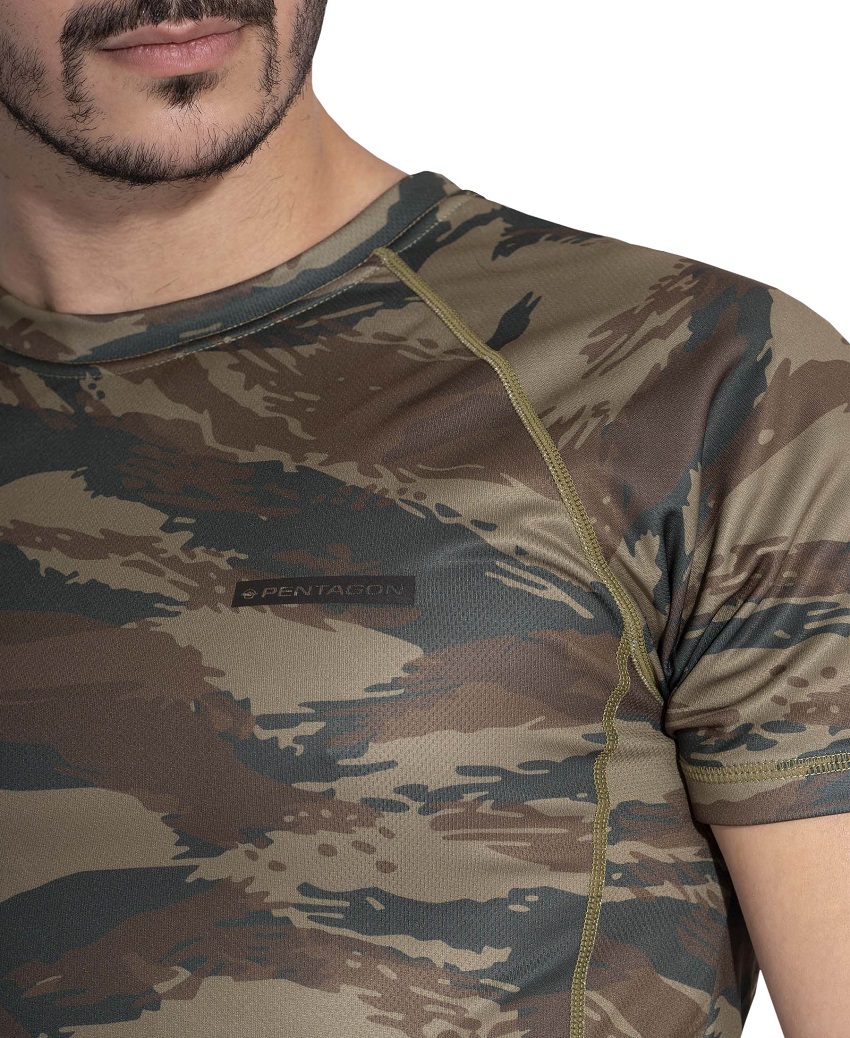 Μπλουζάκι Body Shock Activity Shirt (Greek Camo) της Pentagon PEN59168 trazeras|PEN59168
