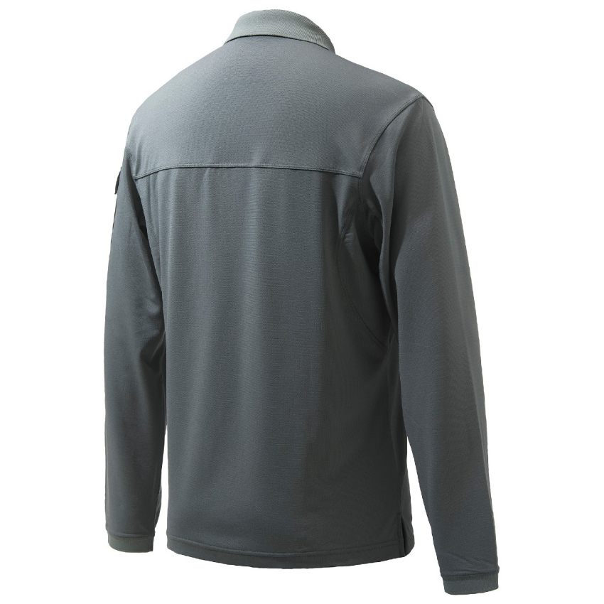 Μακρυμάνικη Μπλούζα Miller Polo Long Sleeves (Ανθρακί) της Beretta KAL56855 trazeras|KAL56855