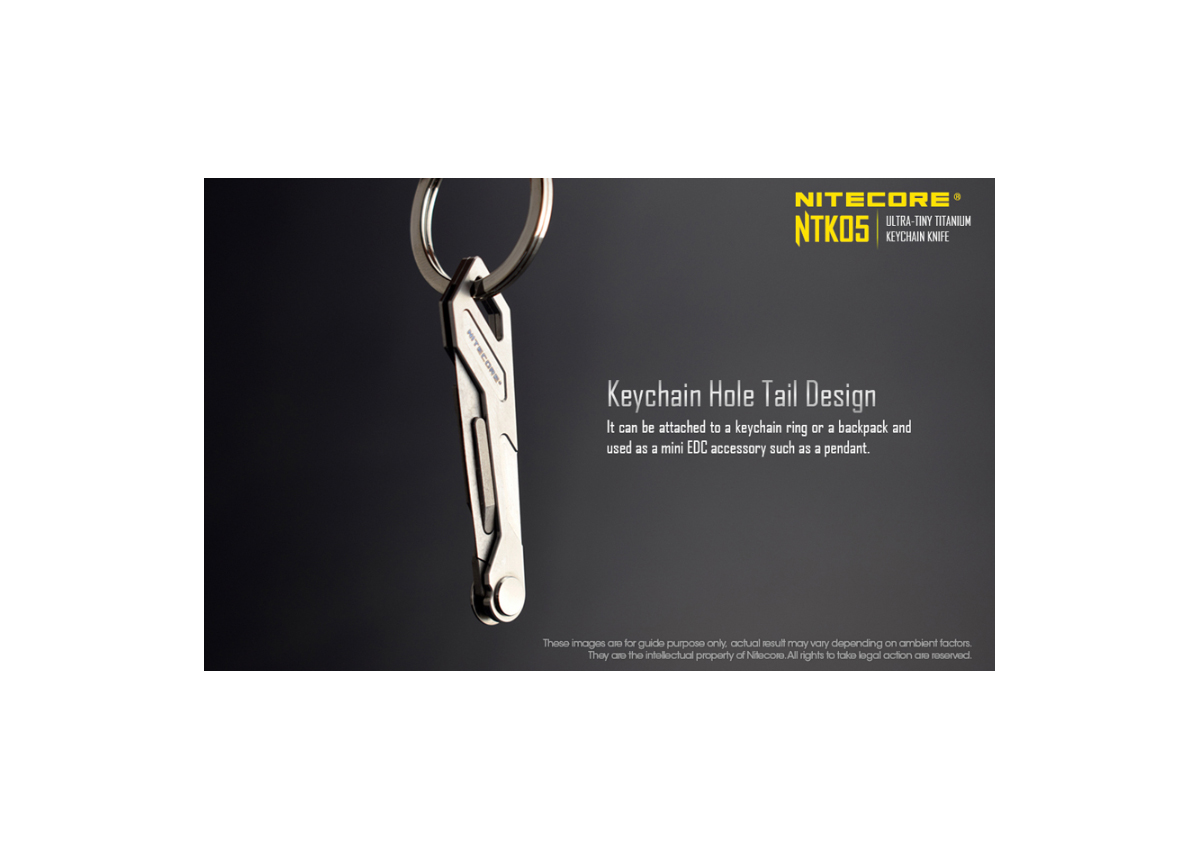 Μικρό Μαχαίρι Titanium Utility Knife NTK05 της Nitecore VAS45620 trazeras|VAS45620