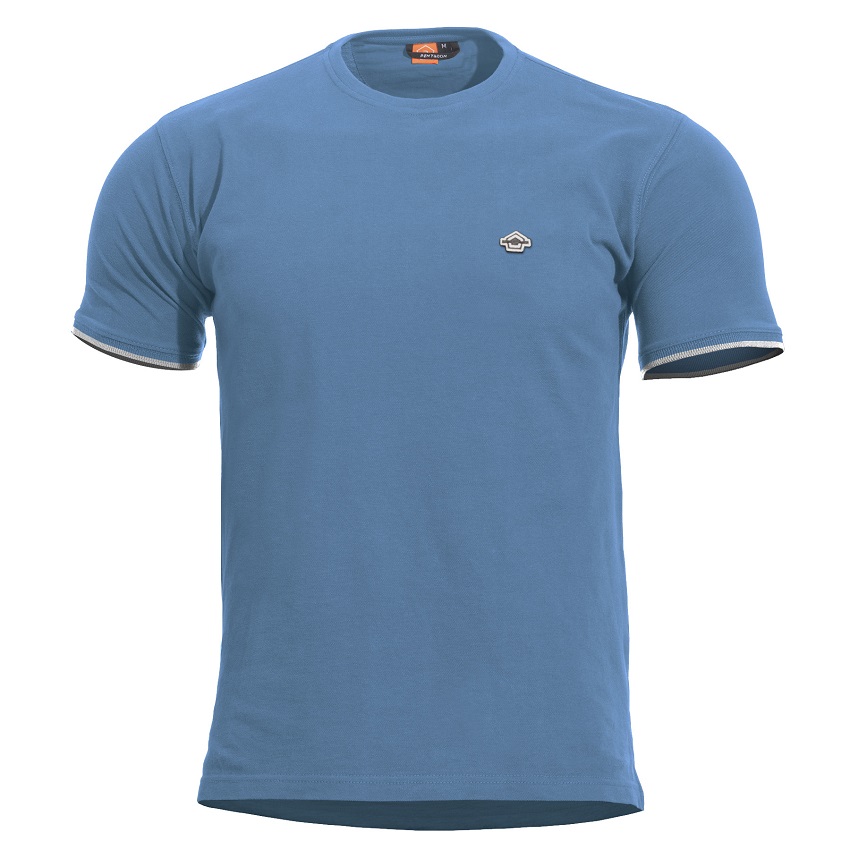 Μπλουζάκι Levantes Crewneck Stripes (Dawn Blue) της Pentagon PEN59387 trazeras|PEN59387