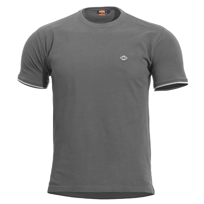 Μπλουζάκι Levantes Crewneck Stripes (Wolf Grey) της Pentagon PEN59386 trazeras|PEN59386