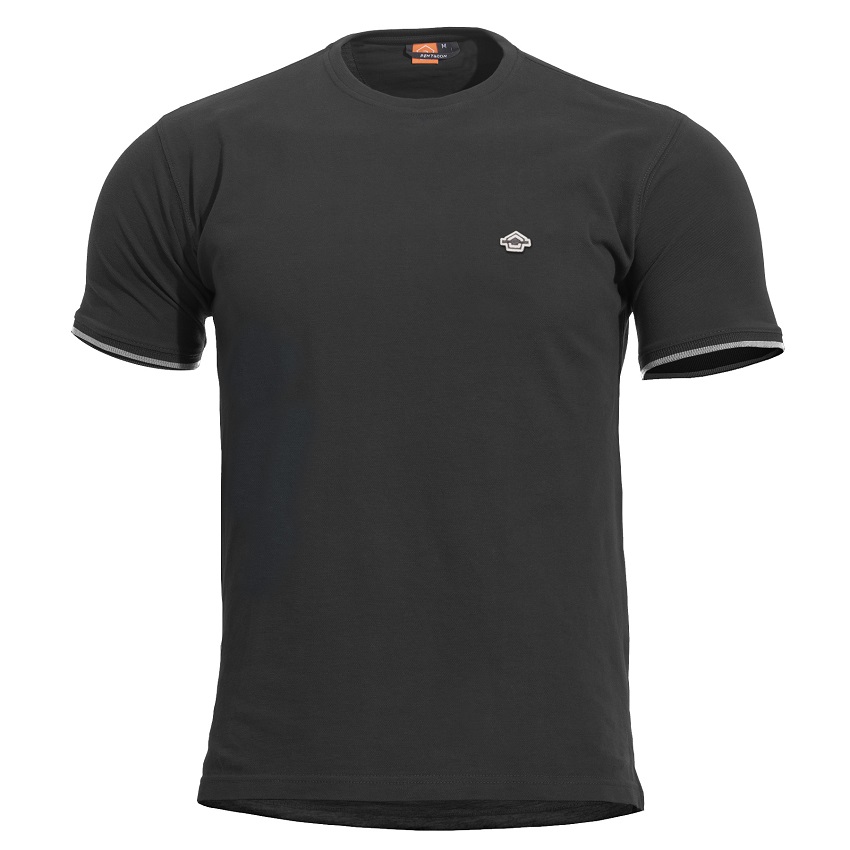 Μπλουζάκι Levantes Crewneck Stripes (Black) της Pentagon PEN59384 trazeras|PEN59384