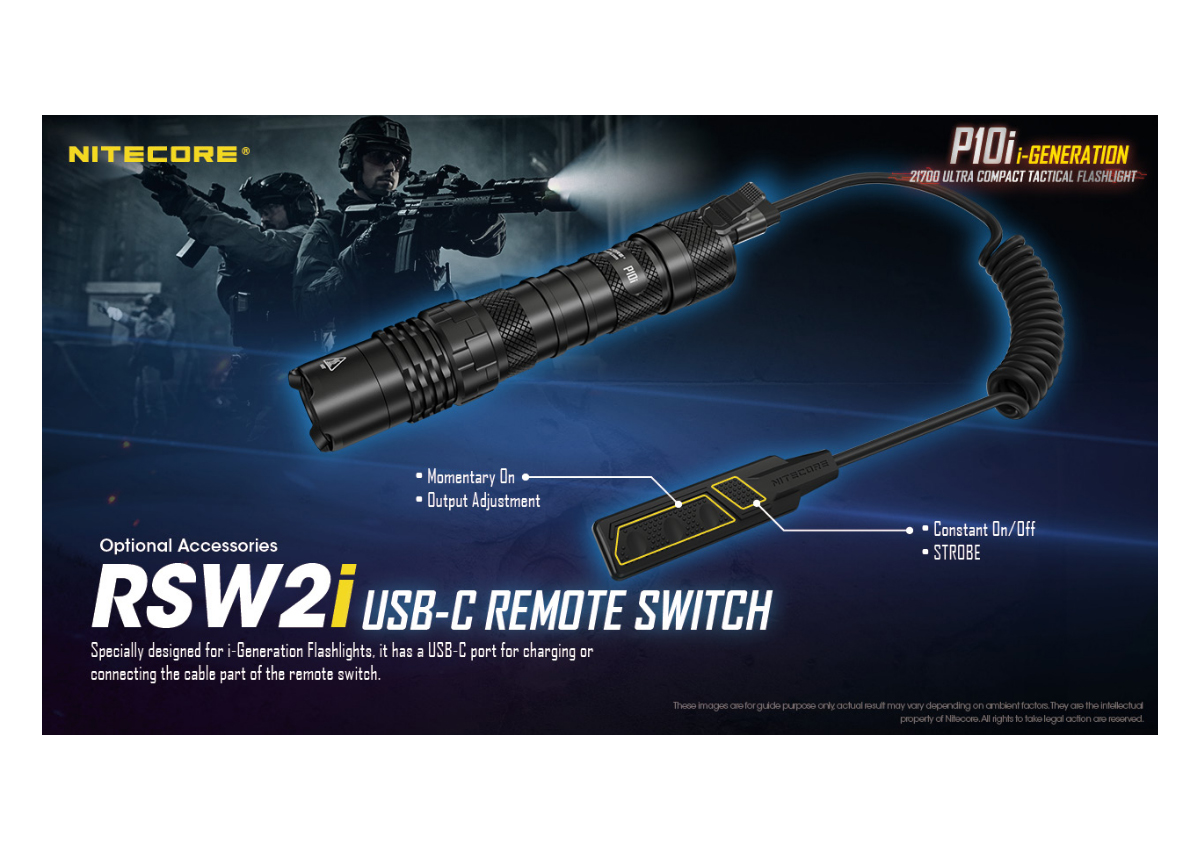 Φακός Precise P10i Tactical Strobe Ready, της Nitecore VAS52996 trazeras|VAS52996