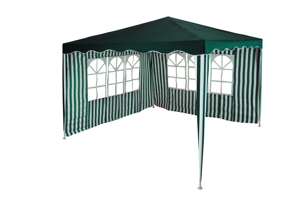 Gazebo Polyester 3x3m με 2 Πλαϊνά UNI28212 trazeras|UNI28212