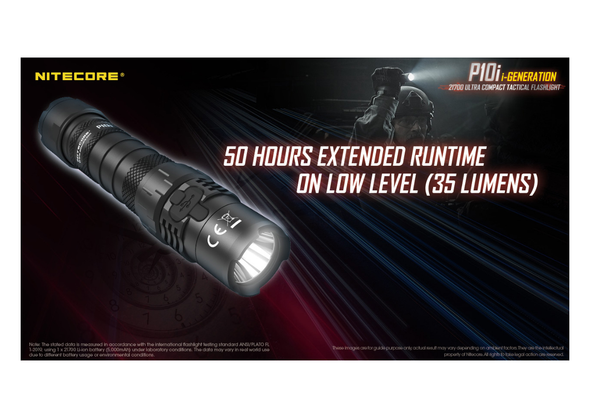 Φακός Precise P10i Tactical Strobe Ready, της Nitecore VAS52996 trazeras|VAS52996