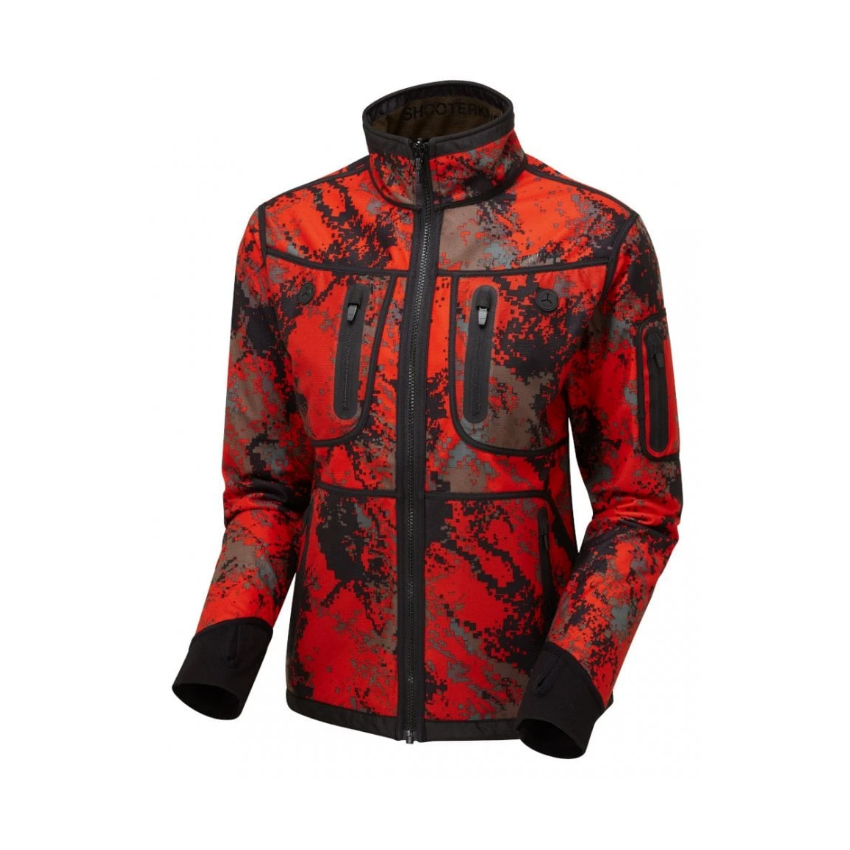 Γυναικείο Αδιάβροχο Softshell Jacket Διπλής Όψης, Reversible Forest Mist Red της Shooterking AKA56035 trazeras|AKA56035