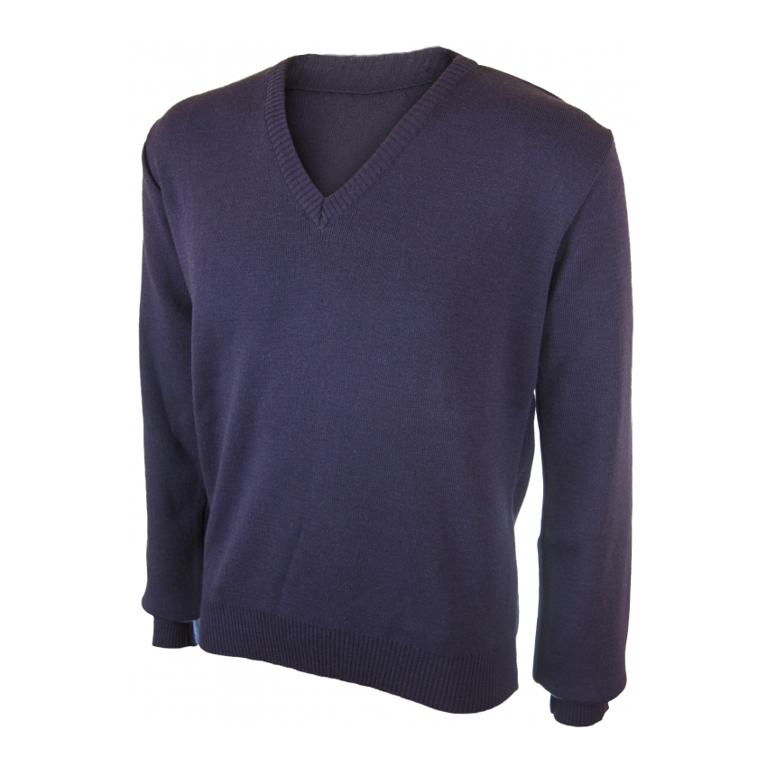 Λεπτό Πουλόβερ Wooly Pully με V Λαιμόκοψη (Μπλε) της Cotonlaine COT57520 trazeras|COT57520