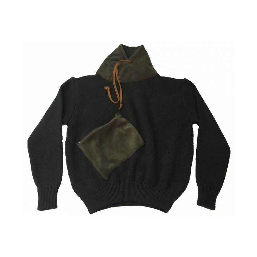 Φούτερ Fleece με Τσέπη Καγκουρό (Πράσινη) της Cotonlaine, COT57528 trazeras|COT57528