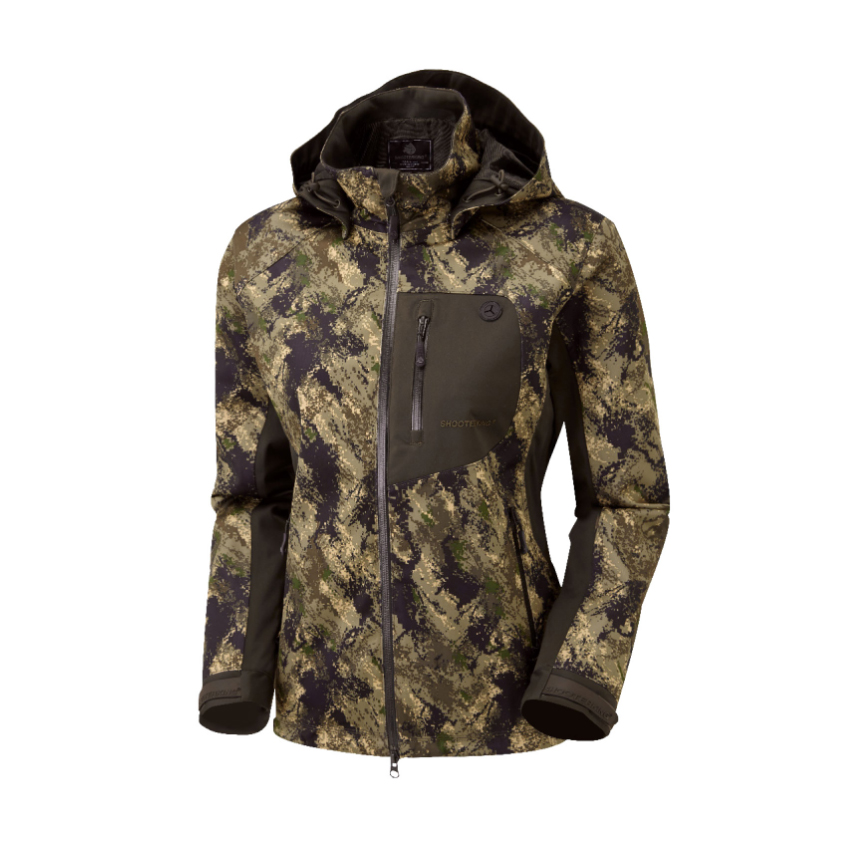 Γυναικείο Αδιάβροχο Τζάκετ Huntflex Jacket Women (Camo Forest Mist) της Shooterking AKA56011 trazeras|AKA56011