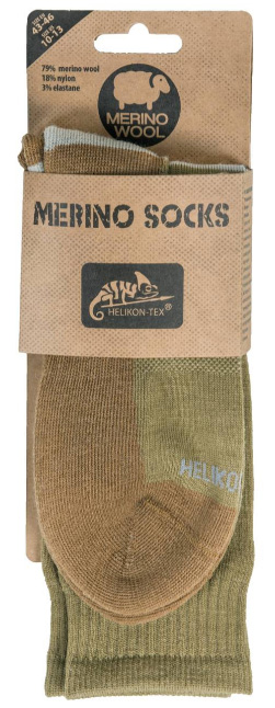 Κάλτσες Merino Sicks, Μάλλινες (Green) της Helikon Tex HEL37411 trazeras|HEL37411