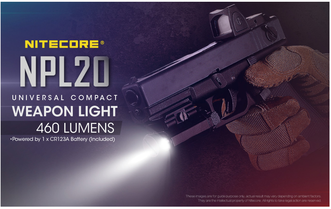 Φακός Led NPL20 με Μπαταρία CR123 της Nitecore VAS52998 trazeras|VAS52998