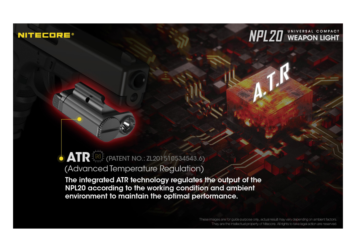 Φακός Led NPL20 με Μπαταρία CR123 της Nitecore VAS52998 trazeras|VAS52998