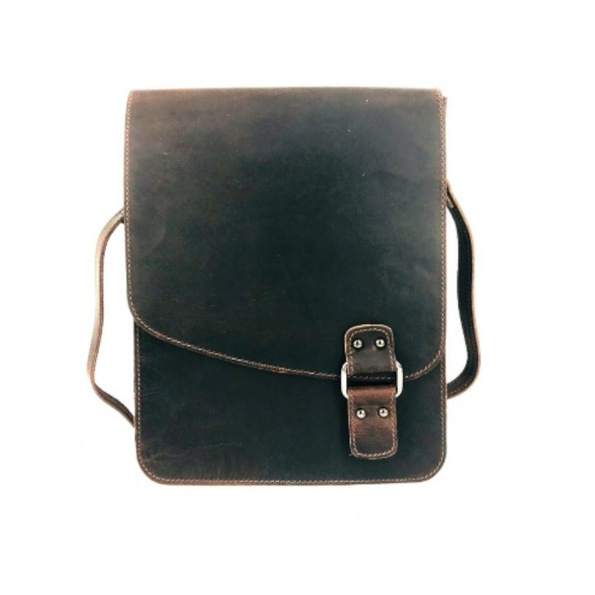 Δερμάτινο Τσαντάκι Ανδρικό Mod.724 (Καφέ Antique) της Kouros KOU32268 trazeras|KOU32268