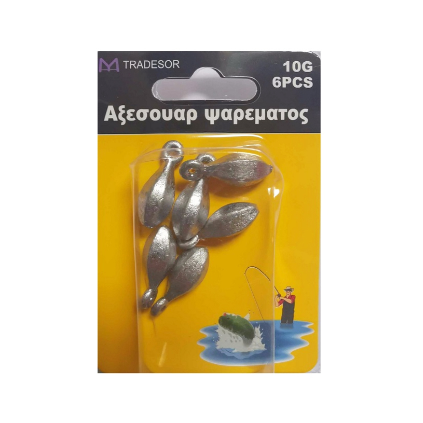 Πακέτο Βαρίδια Αλιείας 10g (6τμχ) TRD55078 trazeras|TRD55078