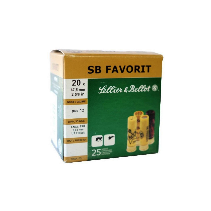 Φυσίγγια SB Favorit 20/67,5 Cal. 12/Βολα της Sellier & Bellot KIR12554 trazeras|KIR12554