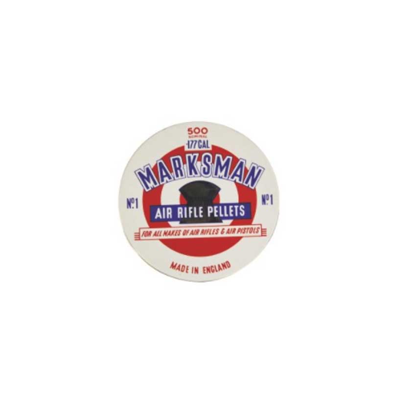 Βλήματα Αεροβόλου 5,5mm / 14gr Αγγλίας, 500τμχ. με Στρογγυλή Κεφαλή της Marksman KIR35520 trazeras|KIR35520