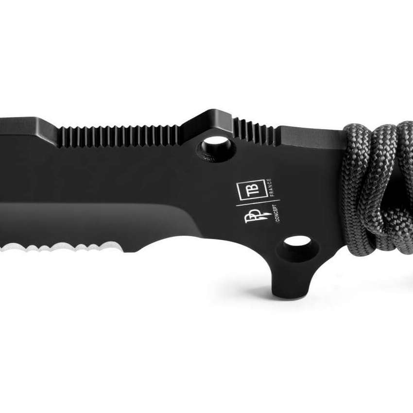 Μαχαίρι Maraudeur Paracord Serrations (Μαύρο) της TB–Outdoor VEL53776 trazeras|VEL53776
