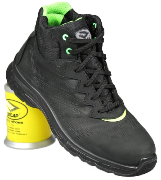 Μποτάκια Εργασίας Bicap Verde S3, Mid 6'' (Black) της Ergo ERG32408 trazeras|ERG32408