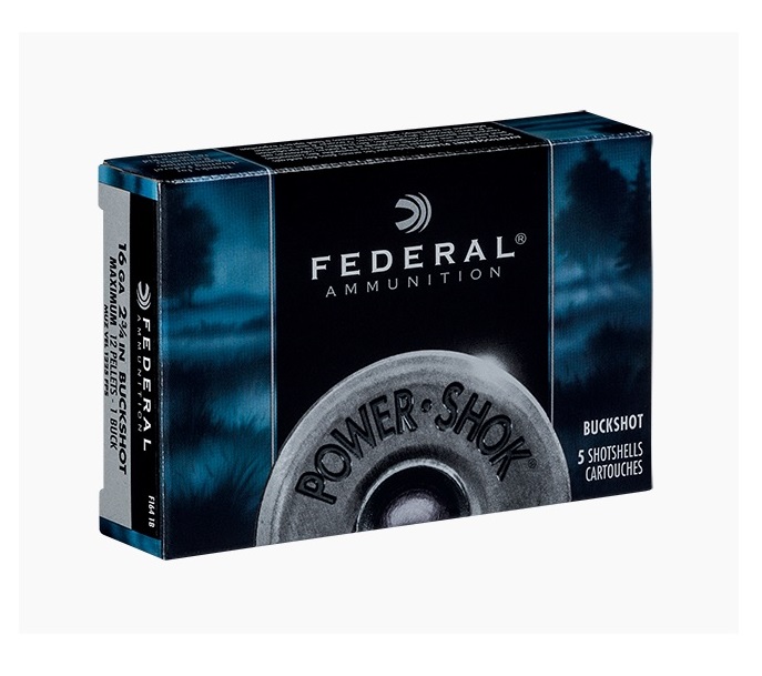 Φυσίγγια H163 Power Shok C16, 12/Βολα της Federal Premium KIR35982 trazeras|KIR35982
