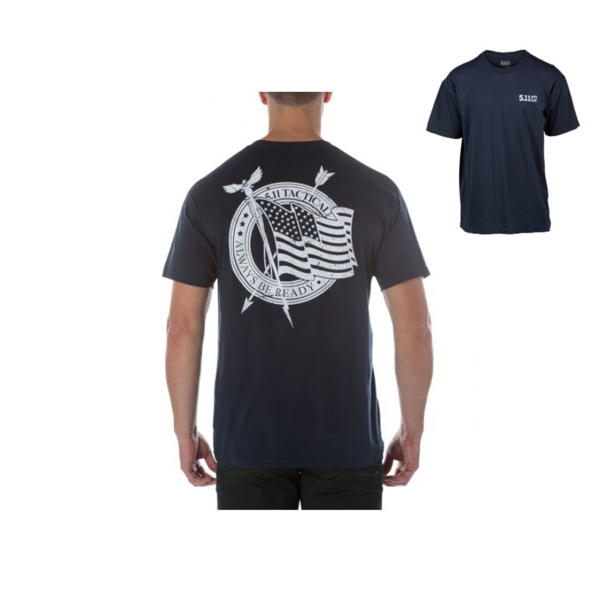 Κοντομάνικο Flag Waiver Tee (Navy) της 5.11 Tactical Series TAC56789 trazeras|TAC56789