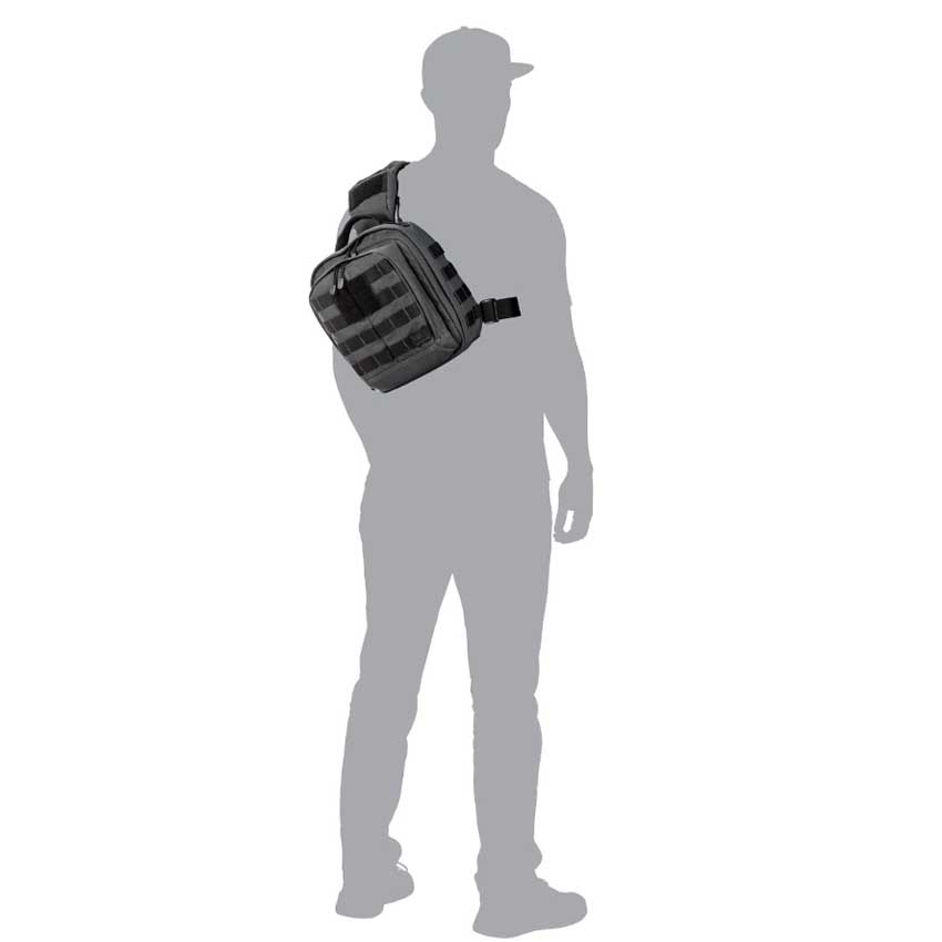 Σακίδιο Πλάτης Rush MOAB 6, Sling Pack 11L (Μαύρο) της 5.11 Tactical Series TRA51216 trazeras|TRA51216