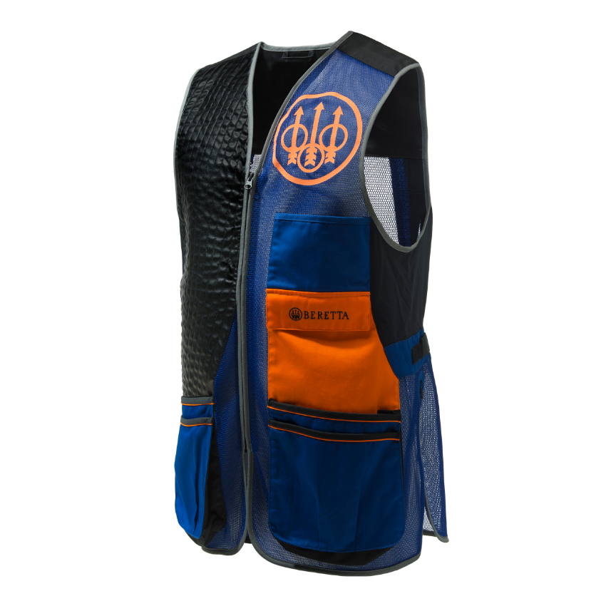 Σκοπευτικό Γιλέκο Sporting EVO Vest (Μαύρο / Μπλε) της Beretta, KAL56759 trazeras|KAL56759