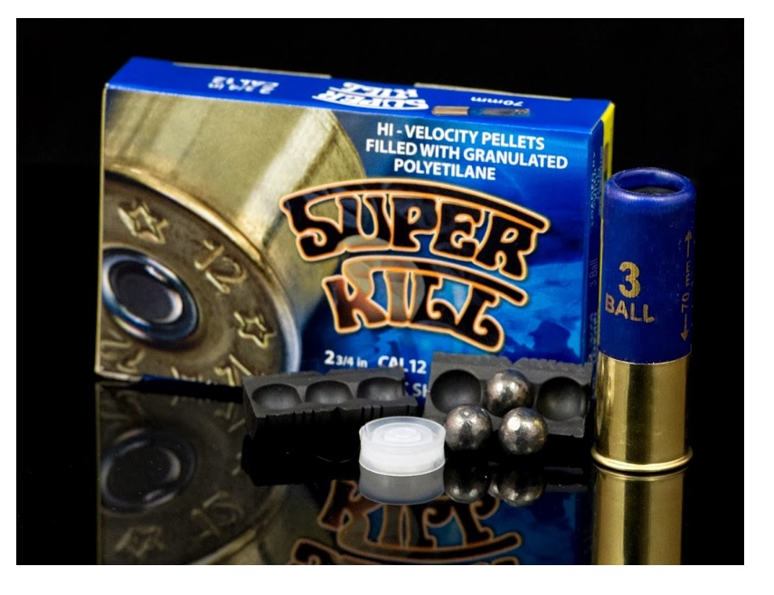 Τρίβολα Φυσίγγια , 3 Ball, 12/70 Cal. της Super Kill KAR12193 trazeras|KAR12193